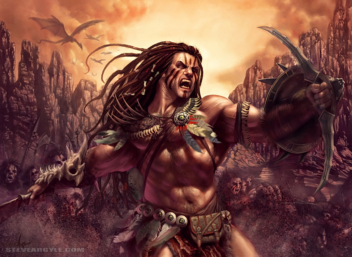 Kresh, the Bloodbraided by SteveArgyle