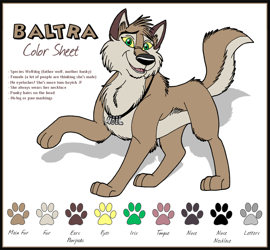 Baltra Color Sheet