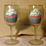 cupcake wine glasses