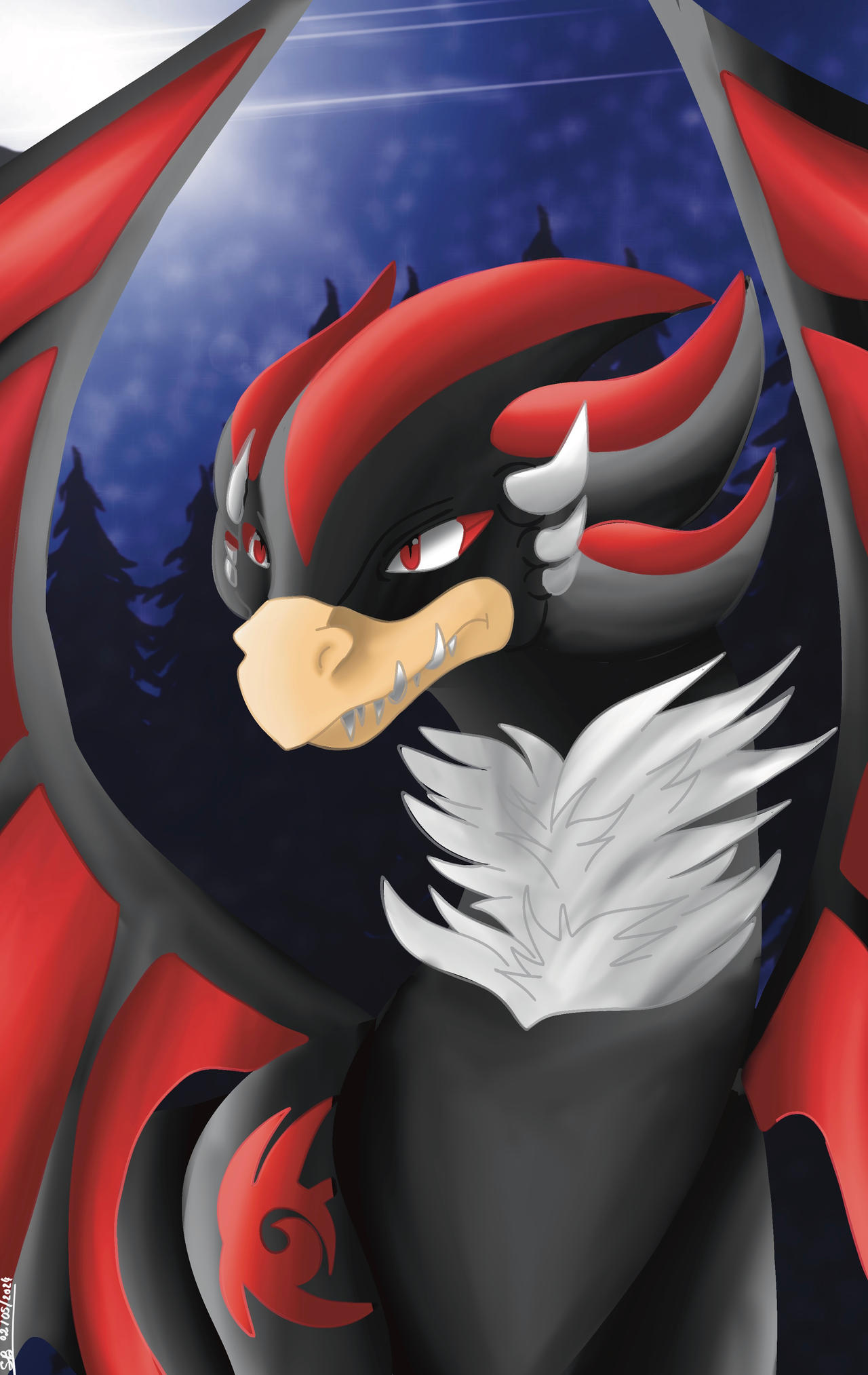 Dragom Shadow Shadow the Dragon V3 by Shadowthehedgehog28 on DeviantArt