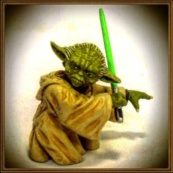 Yoda bust-up