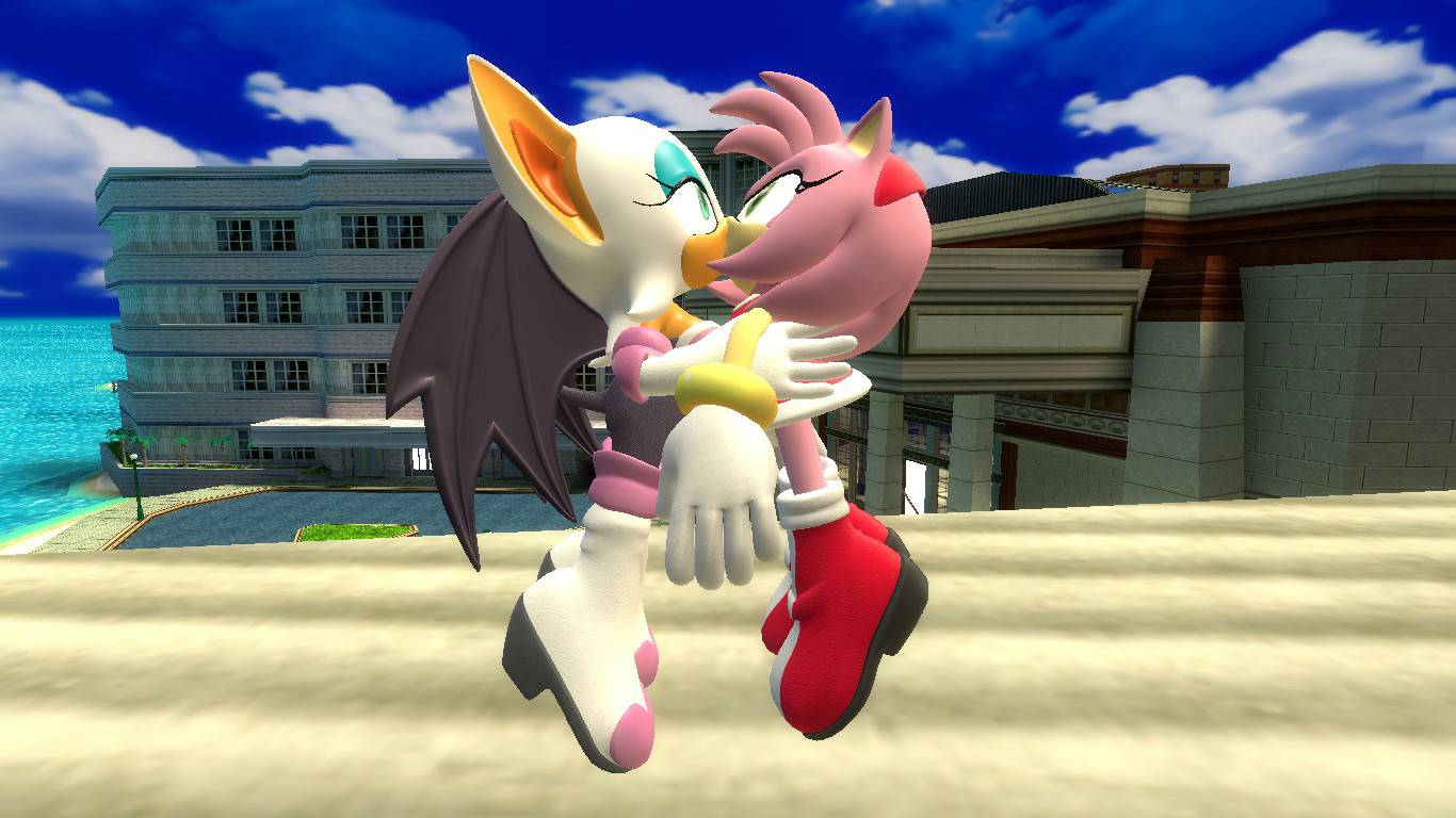 Amy Rouge Sus Rouge Kissing Amy by Clarsax5 on DeviantArt
