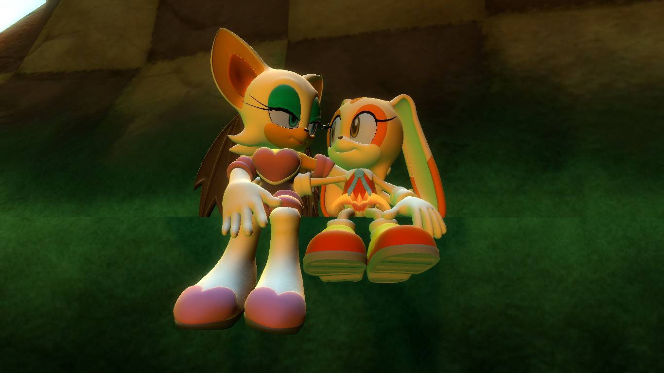 Deviantart Rouge Cream Rouge and Cream: Hanging Out Together by Clarsax5 on DeviantArt