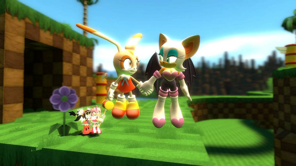 Cream Vs Rouge Cream and Rouge flying high together by Clarsax5 on DeviantArt