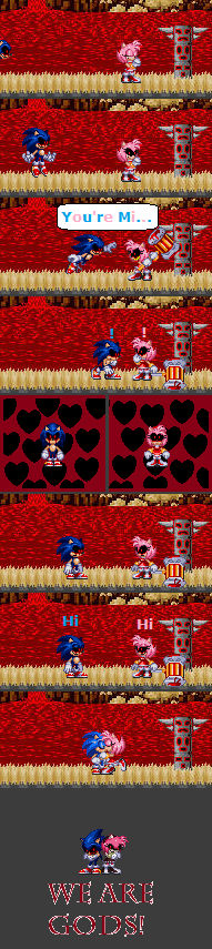 Sonic.EXE meets Amy.EXE by Clarsax5 on DeviantArt