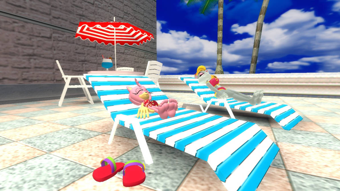 Amy Poolp Hot Day at the Pool with Amy and Berri by Clarsax5 on DeviantArt