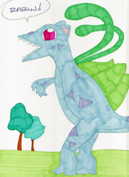 Bulbasaurus Rex by REALsakurakitten123 on DeviantArt