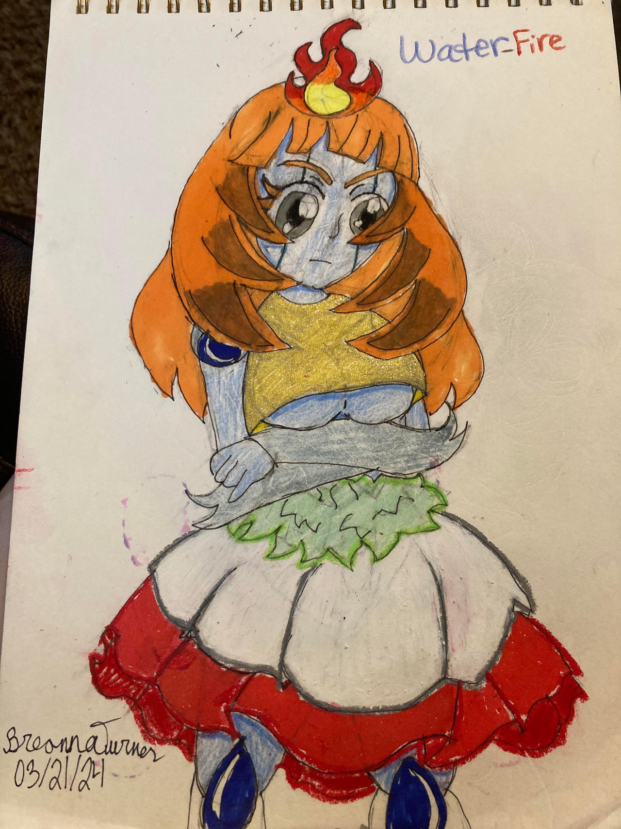 Clumsy Fire Water-Fire Redraw 2024 by The-Clumsy-Xeno on DeviantArt