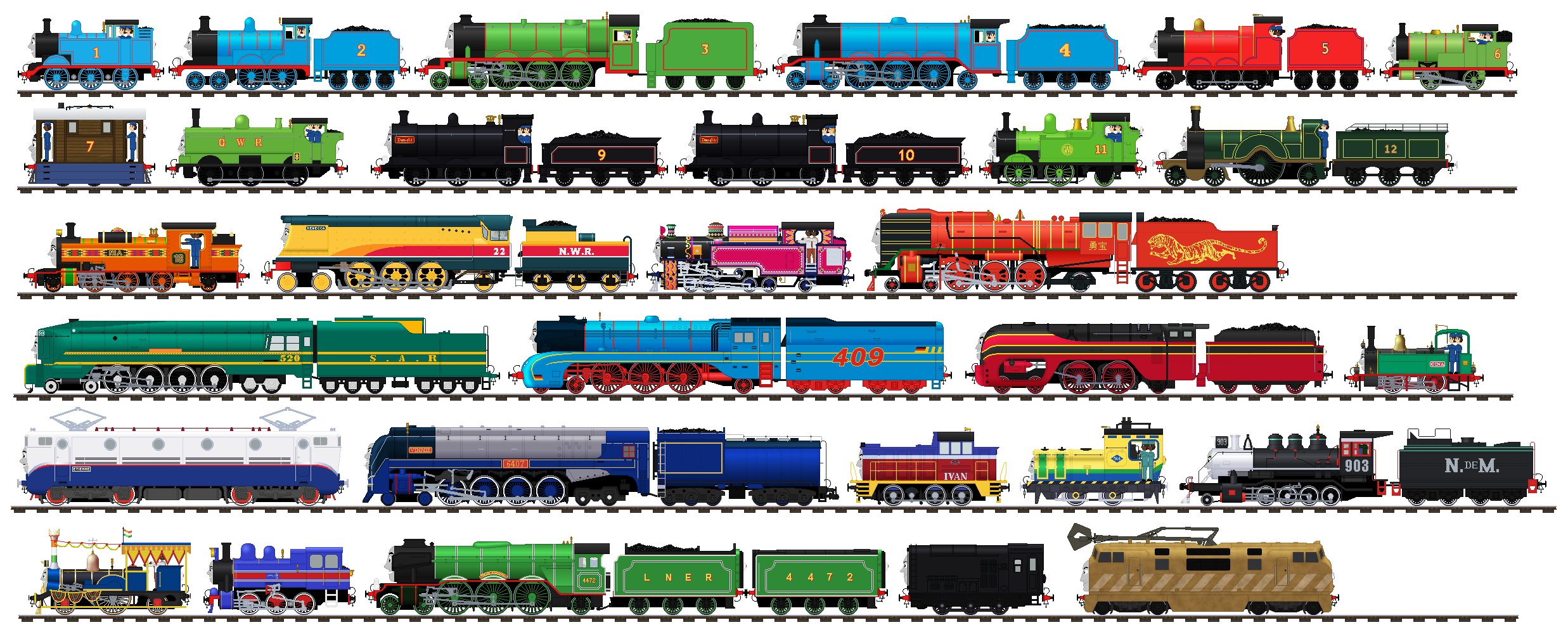 The 30 Engines Sprites by NBArts1218 on DeviantArt
