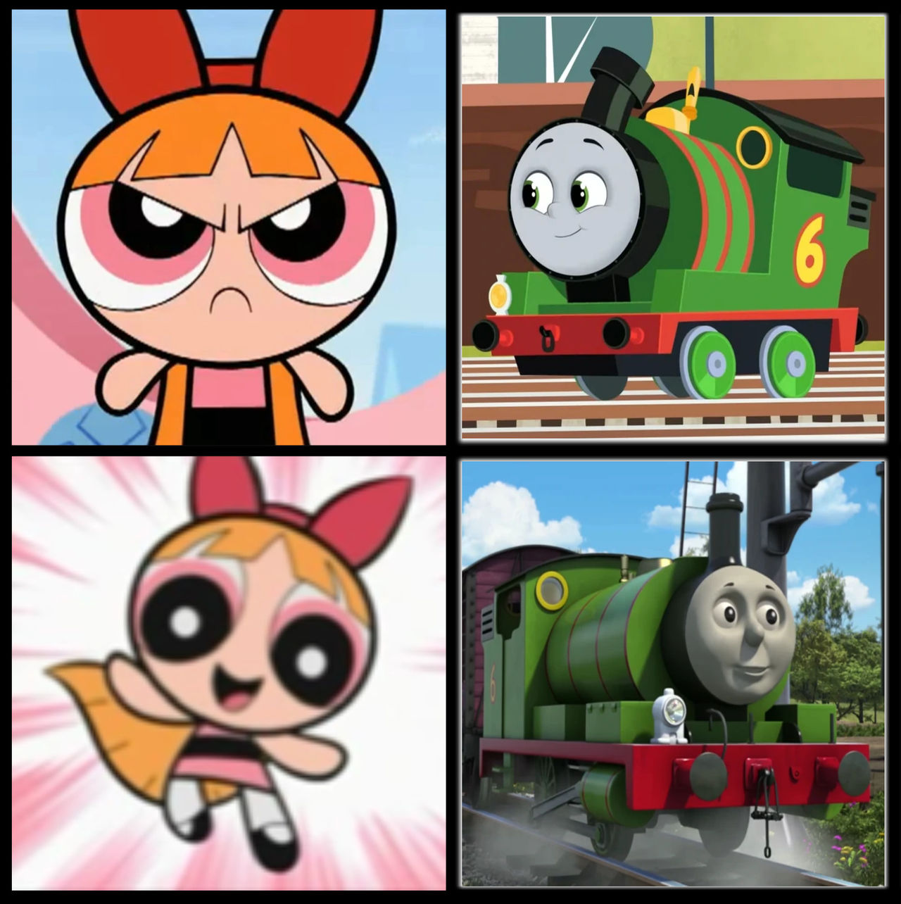 Blossom prefers OG Percy over AEG Percy by NBArts1218 on DeviantArt