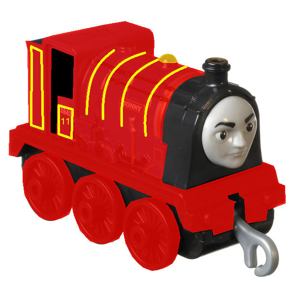 Trackmaster Push Along Jack the Red Engine by NBArts1218 on DeviantArt