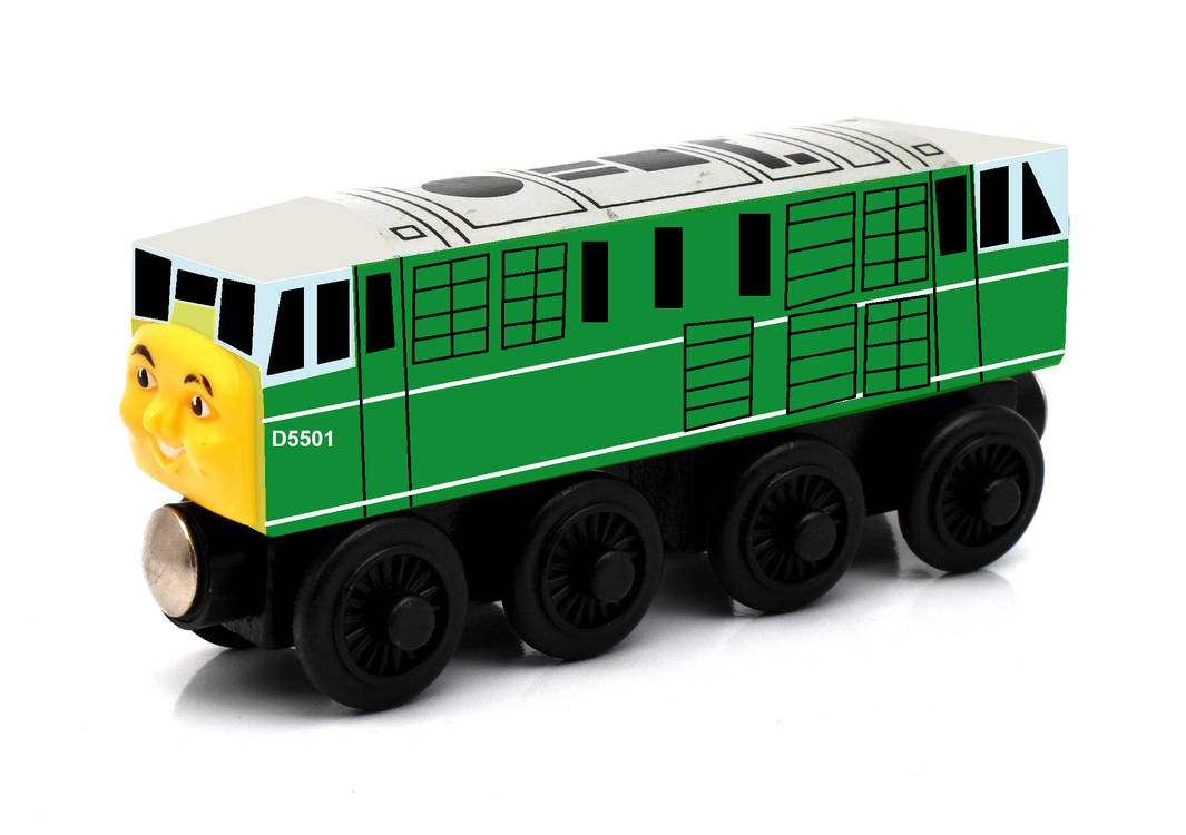 Wooden Railway D5501 by NBArts1218 on DeviantArt
