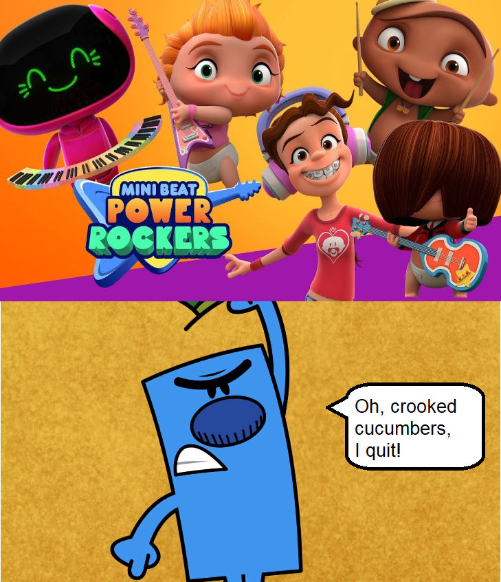 Grumpy Hi Power Mr. Grumpy hates Mini Beat Power Rockers by NBArts1218 on DeviantArt
