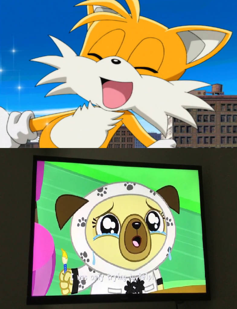 Tails laughs at Chip Pug crying by NBArts1218 on DeviantArt