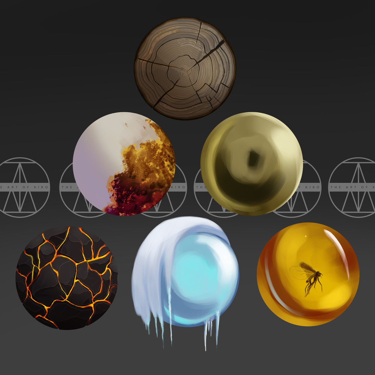 Material study by kiro0821 on DeviantArt