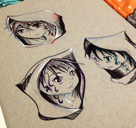 Headshot sketches