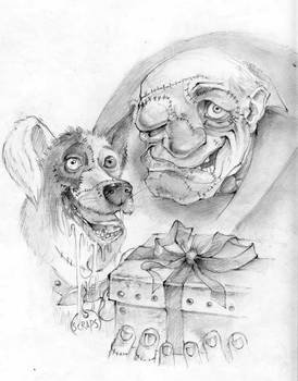 Igor by Paul Kidby copy pencil sketch