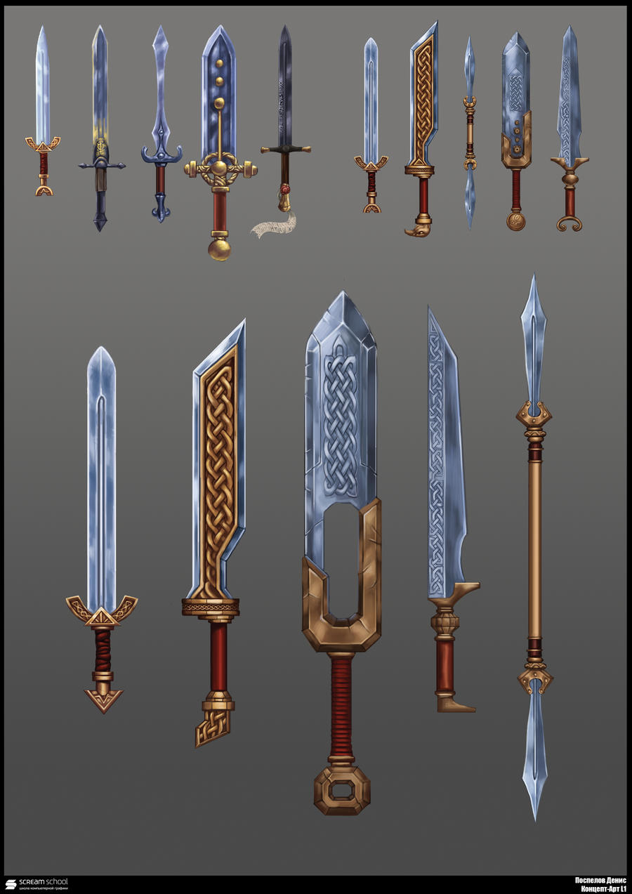Knight swords concept by De-Prime on DeviantArt