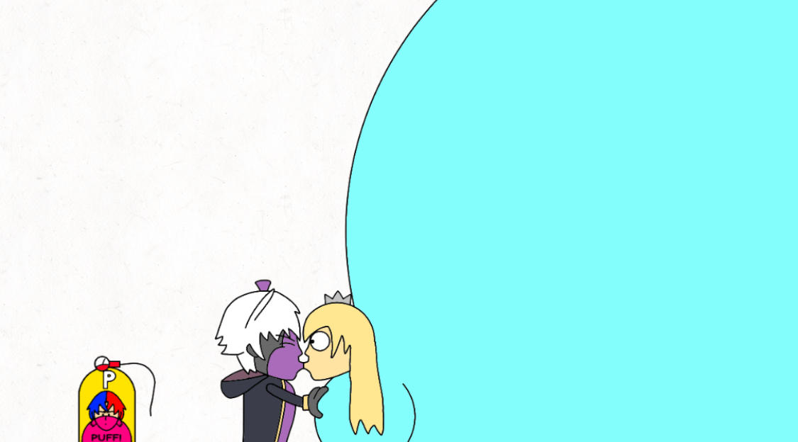 Pooko Robin inflates Rosalina even more by Quazo-Hori on DeviantArt