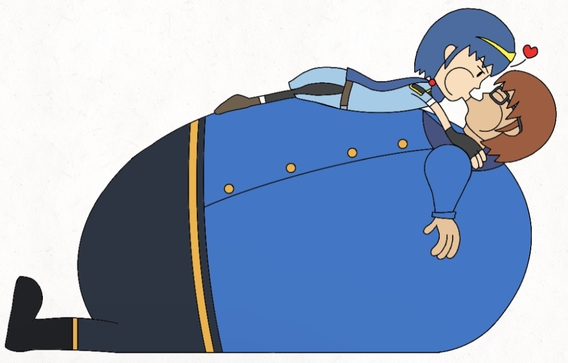 Marth Puffkissing Matsou by Quazo-Hori on DeviantArt