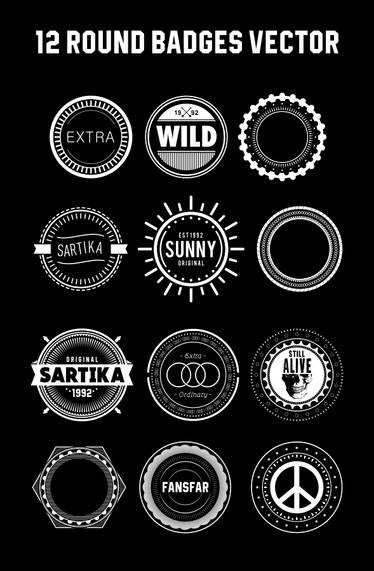 Round-Badges by AniketPrintStop on DeviantArt
