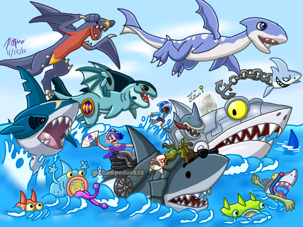 Shark Deviantart Shiver of Sharks by Chompadon826 on DeviantArt