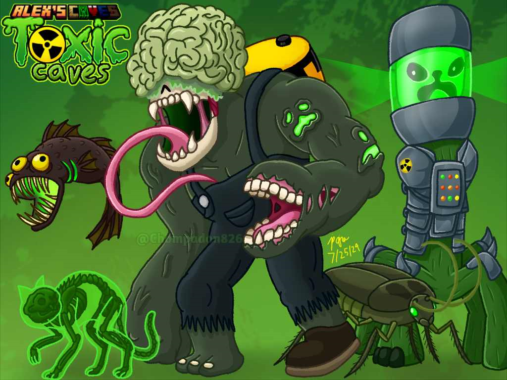 Alex Caves Toxic Caves by Chompadon826 on DeviantArt