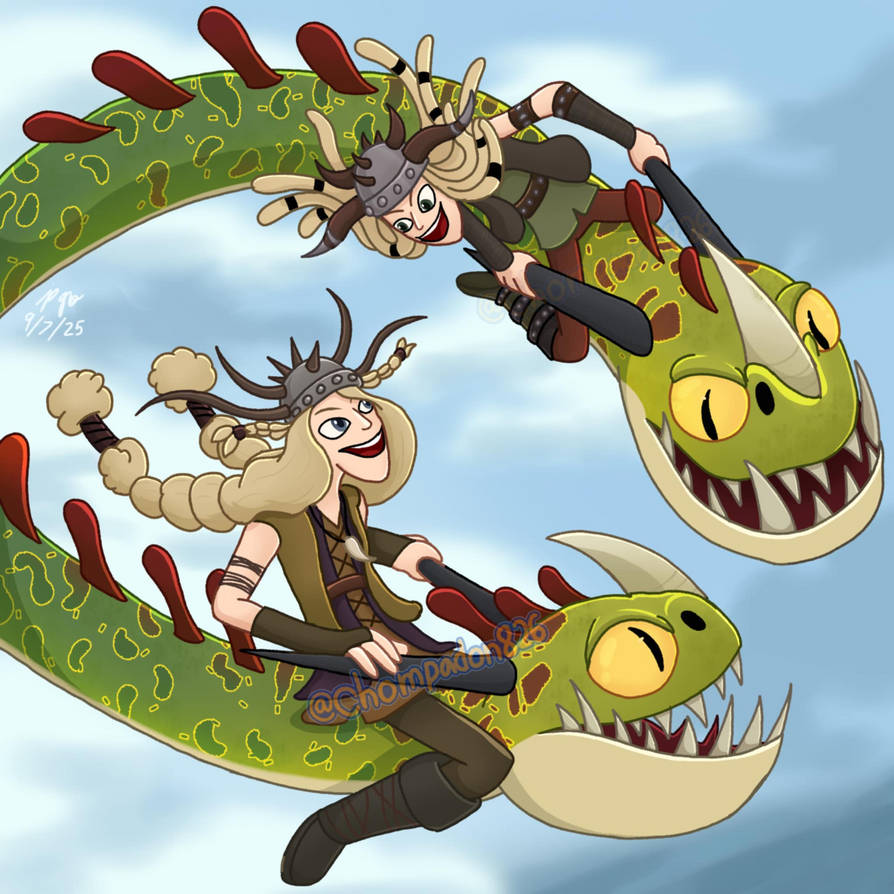 Double Trouble 4 - Ruffnut and Tuffnut by Chompadon826 on DeviantArt