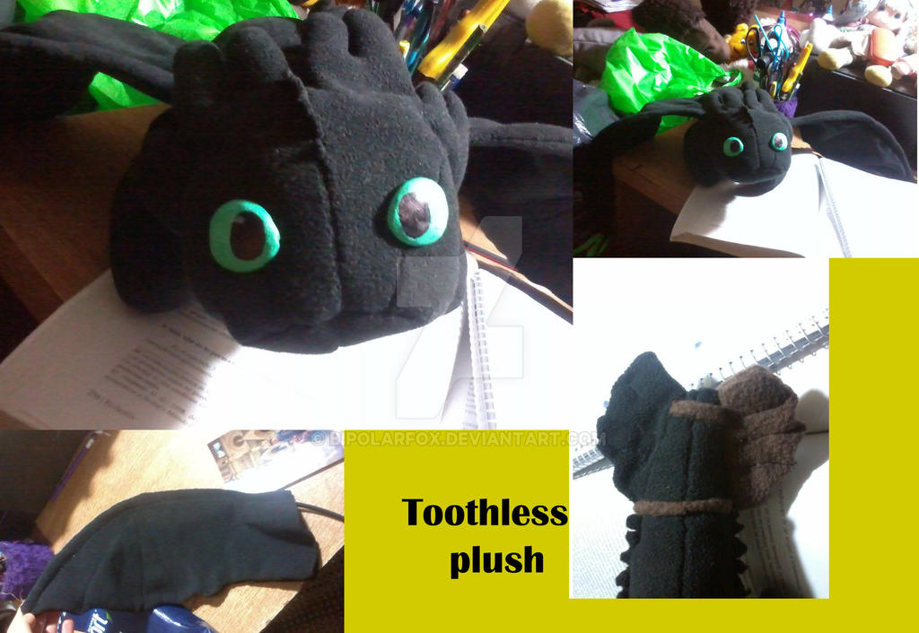 Toothless Plush by BipolarFox on DeviantArt