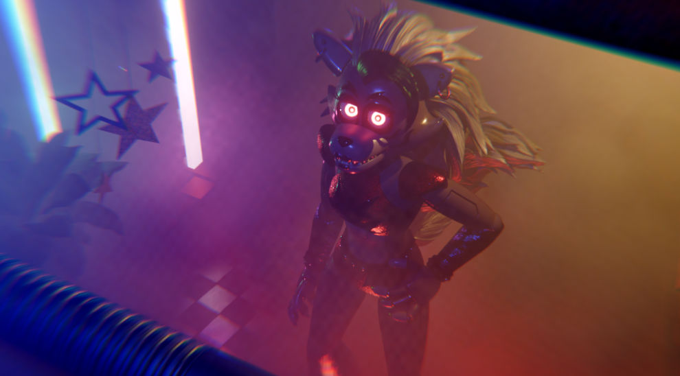 Fnaf Roxy Raceway Poster [BLENDER|FNAF9| Roxy poster by Jessysfmgamer1 on DeviantArt