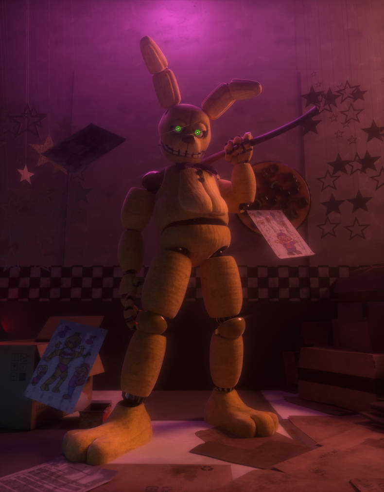Springbonnie Performance Springbonnie Render by Jessysfmgamer1 on DeviantArt