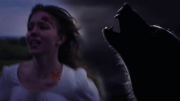 Trying to outrun it.