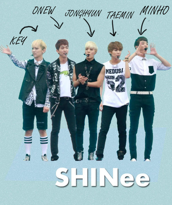 SHINee Members by HelloFromWonderland on DeviantArt