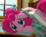 Pinkie Bedhead ~ Time For Breakfast Already?