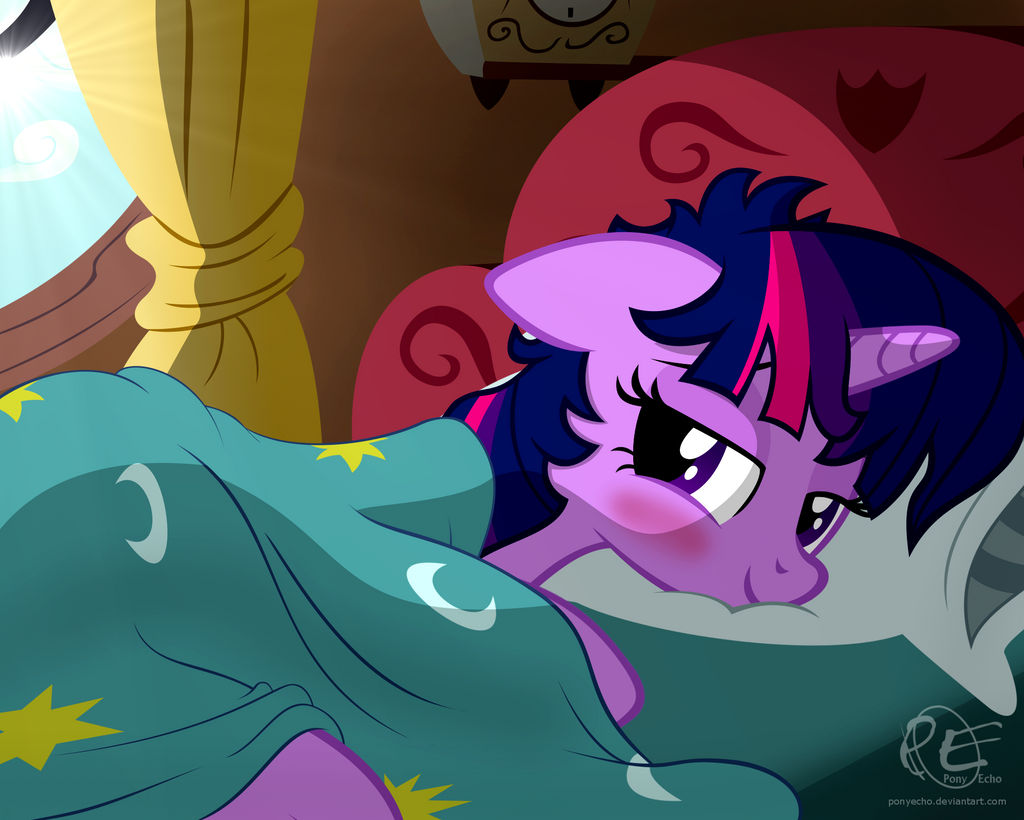 Twilight Bedhead ~ Study Break by PonyEcho