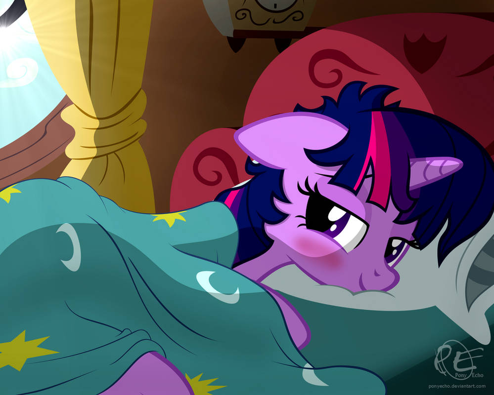 Twilight Bedhead ~ Study Break by PonyEcho