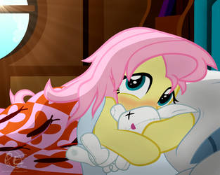 Fluttershy Bedhead ~ Umm... Goodmorning ~