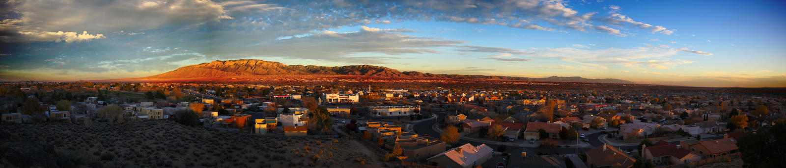 Reflection of an Albuquerque Sunset