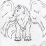 Winged Wolf Sketch NotFinished