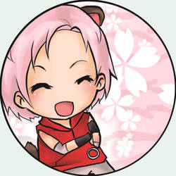 sakura chibi button