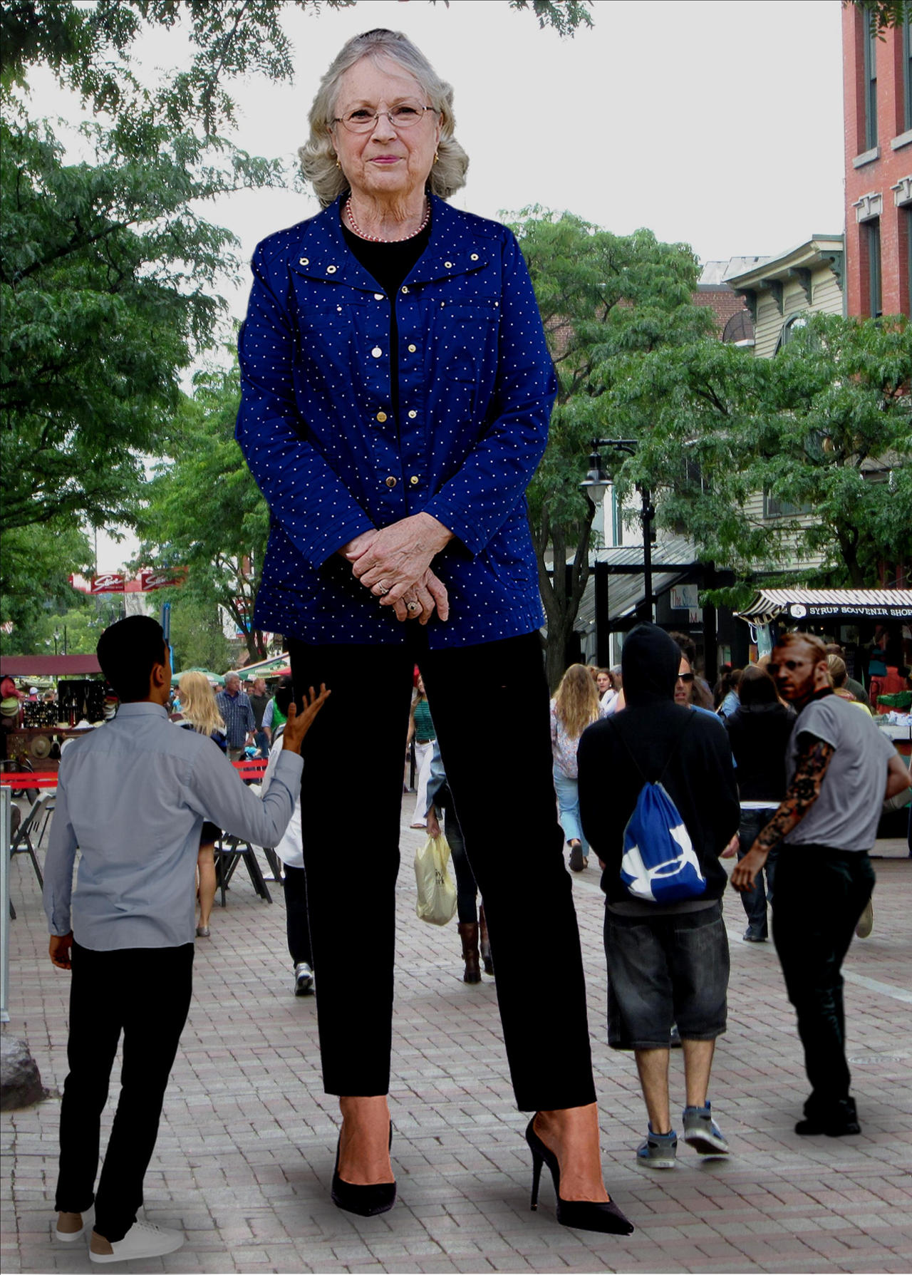 Very Tall Older Woman (1) * by s4U on DeviantArt