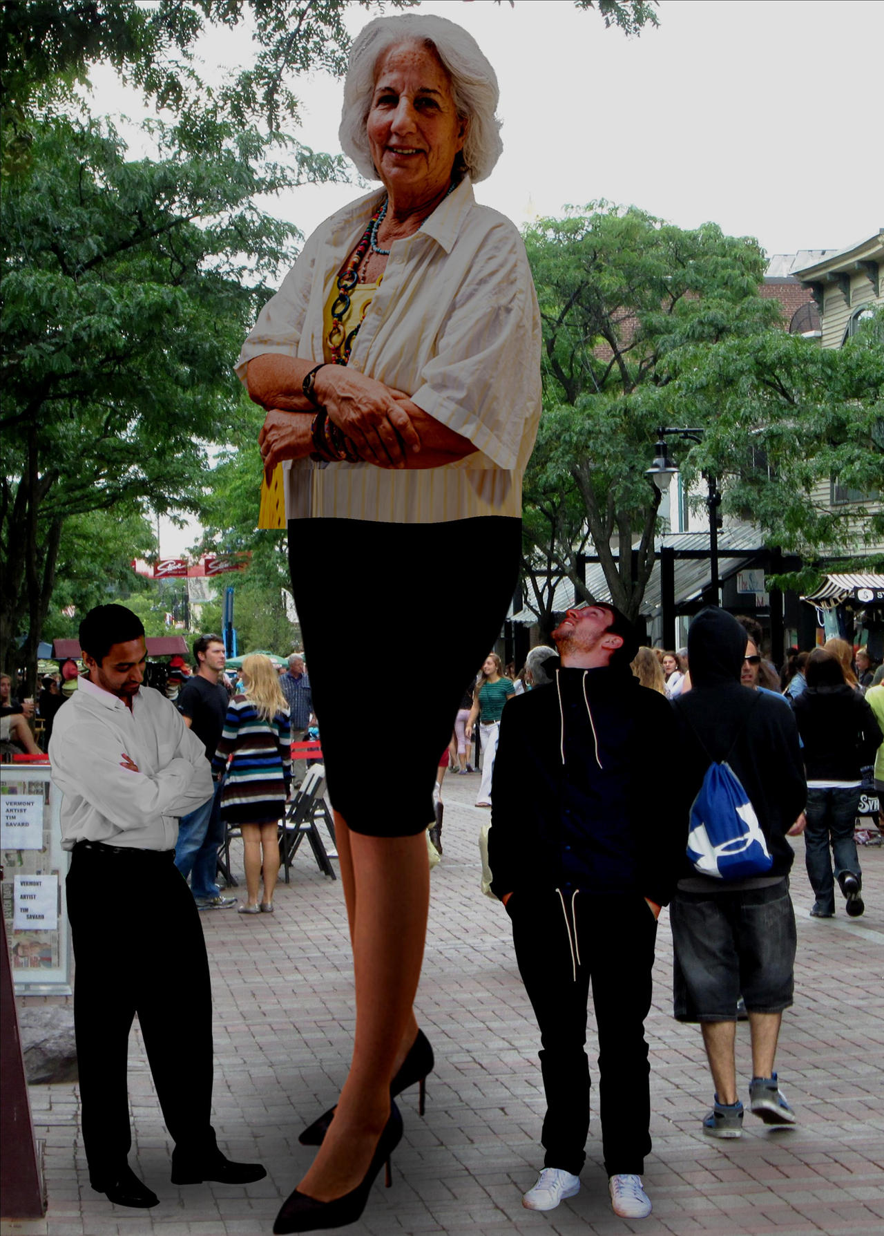 Very Tall Older Woman (4) * by s4U on DeviantArt