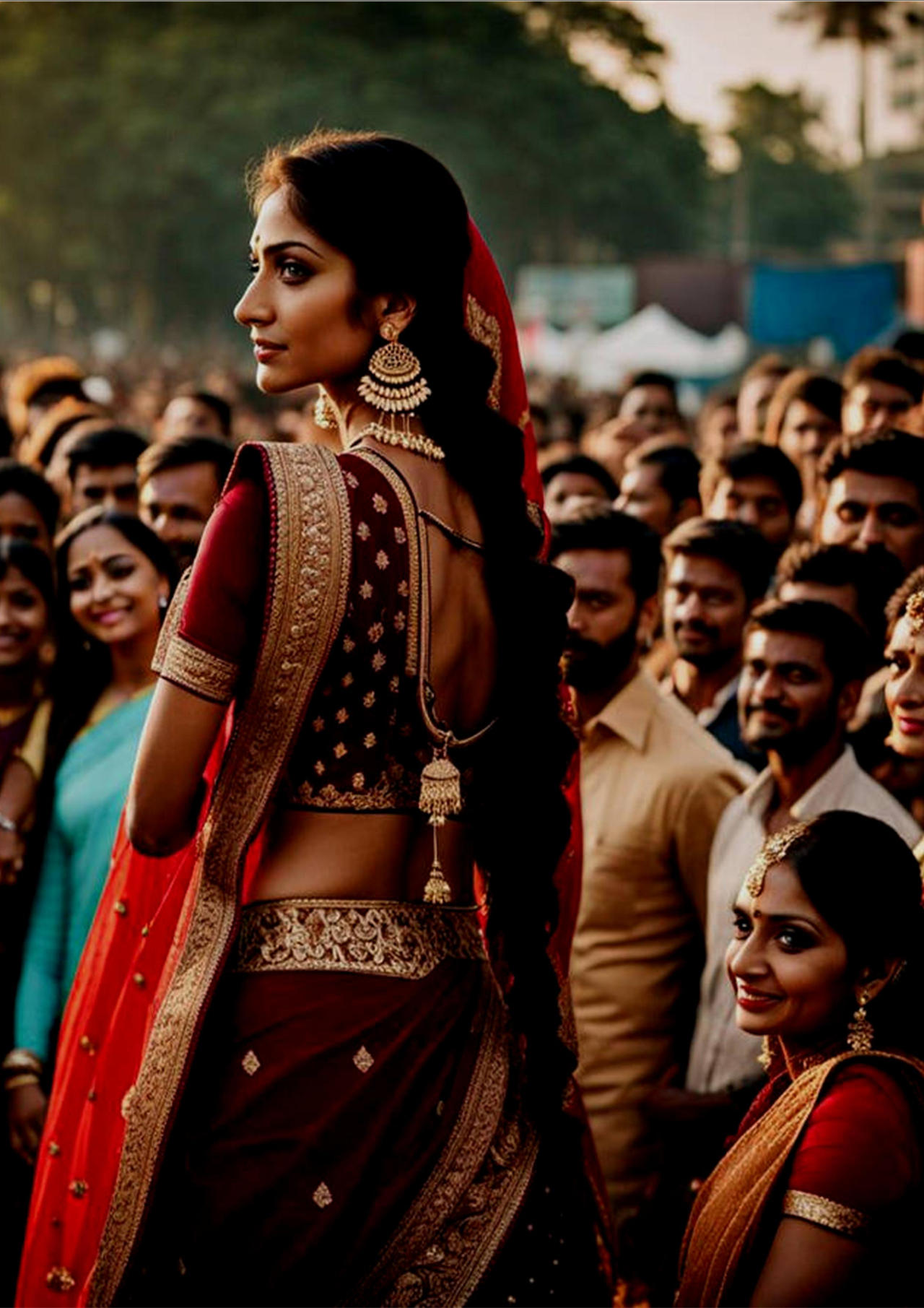 AI: Tall Indian Lady by Amazons4U on DeviantArt