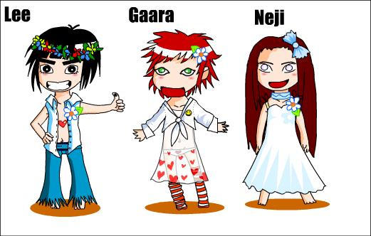 Lee,Gaara and Neji