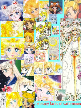 many faces of sailormoon