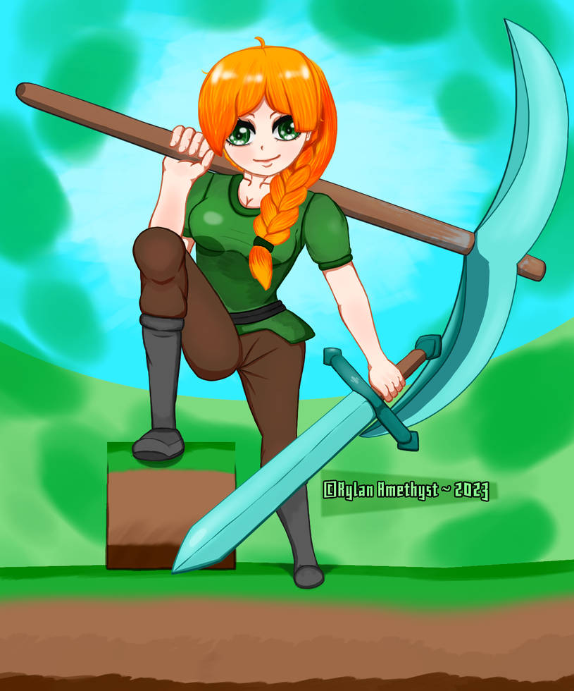 Minecraft Alex by R-TheBlueJayPhoenix on DeviantArt