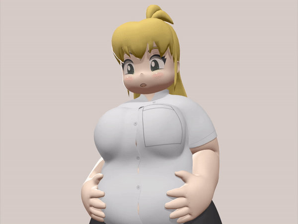 Weight gain animation Weight gain animation