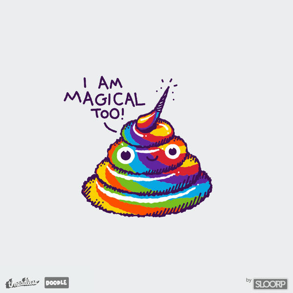 Unicorn Poop (T-shirt on Threadless)