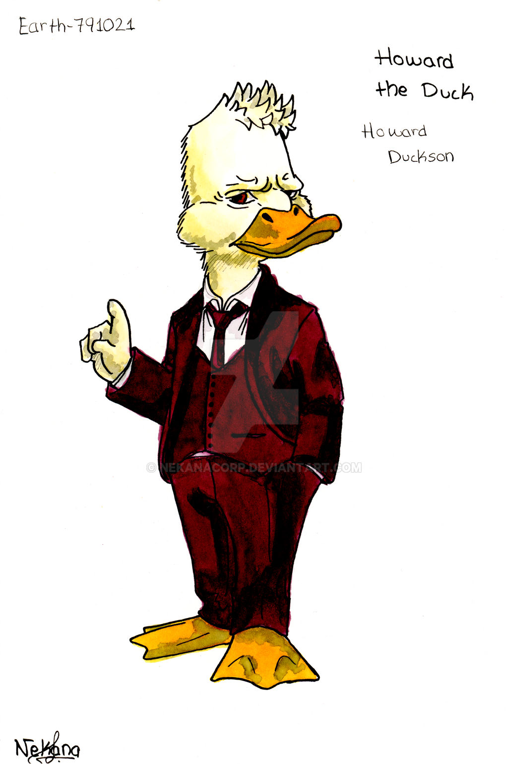 Howard the Duck by NekanaCorp on DeviantArt