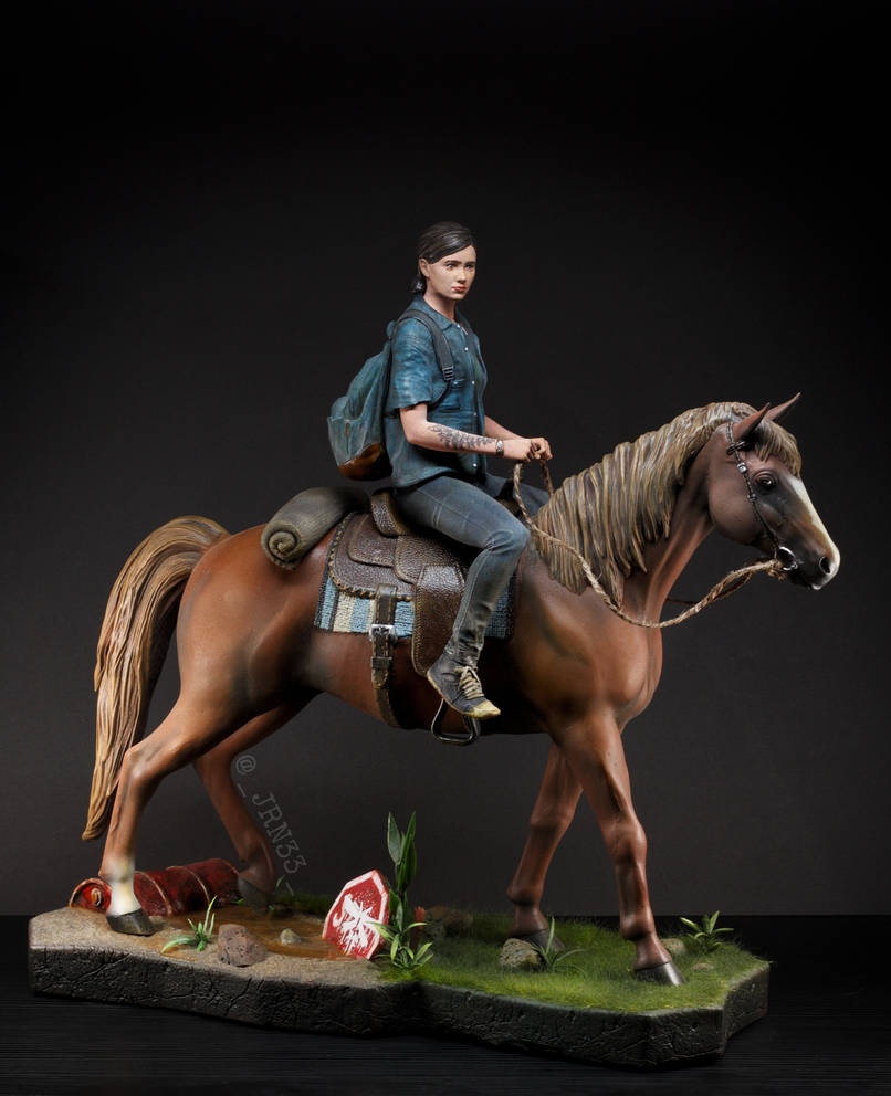 The Last of Us 2 - Ellie on the Horse by JRN33 on DeviantArt